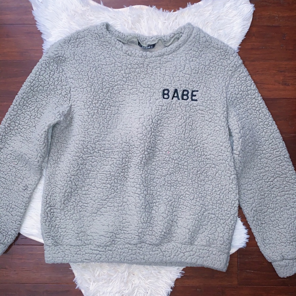 teddy ‘babe’ sweater